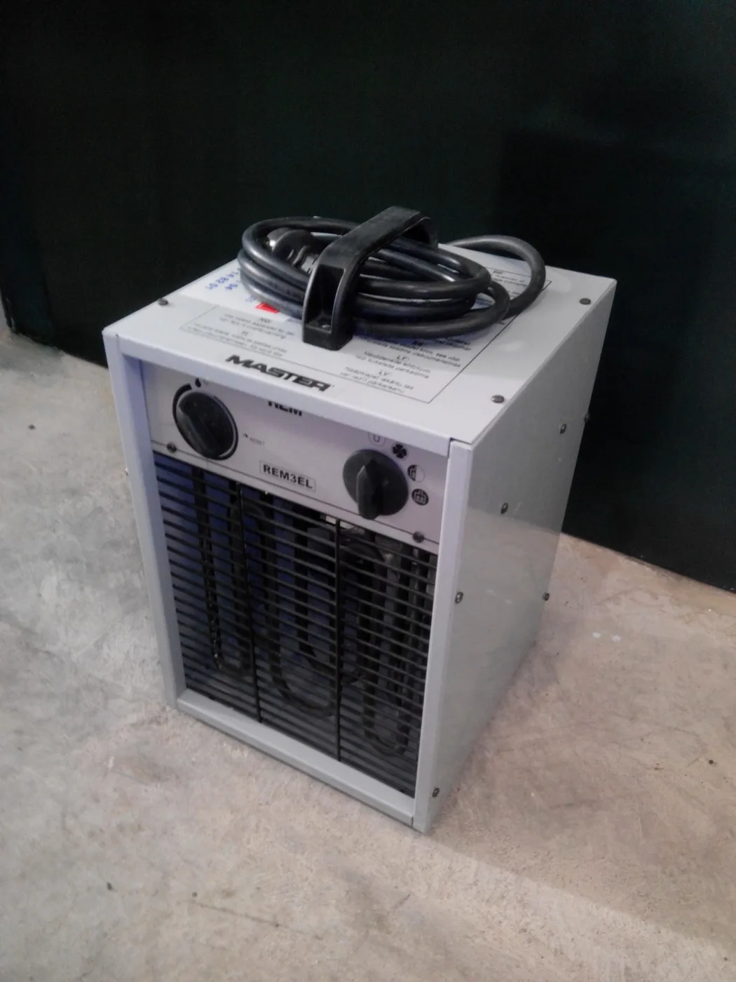 Aerotermo eléctrico 3,3 kW
