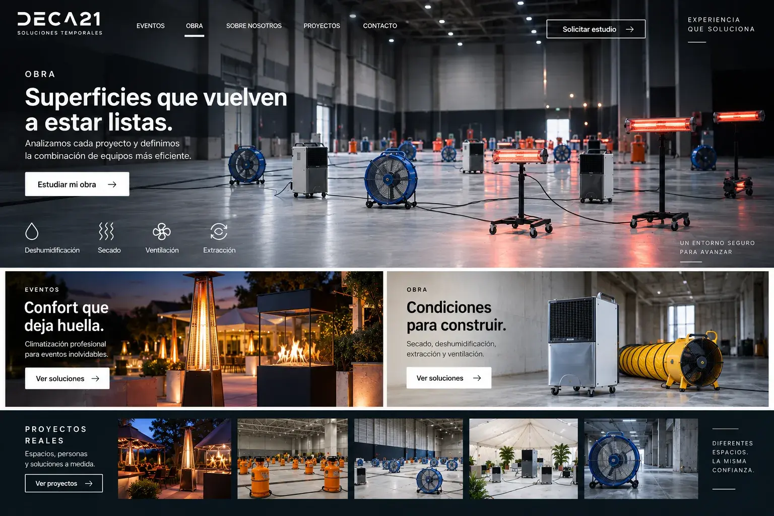 Soluciones profesionales DECA21 para obra