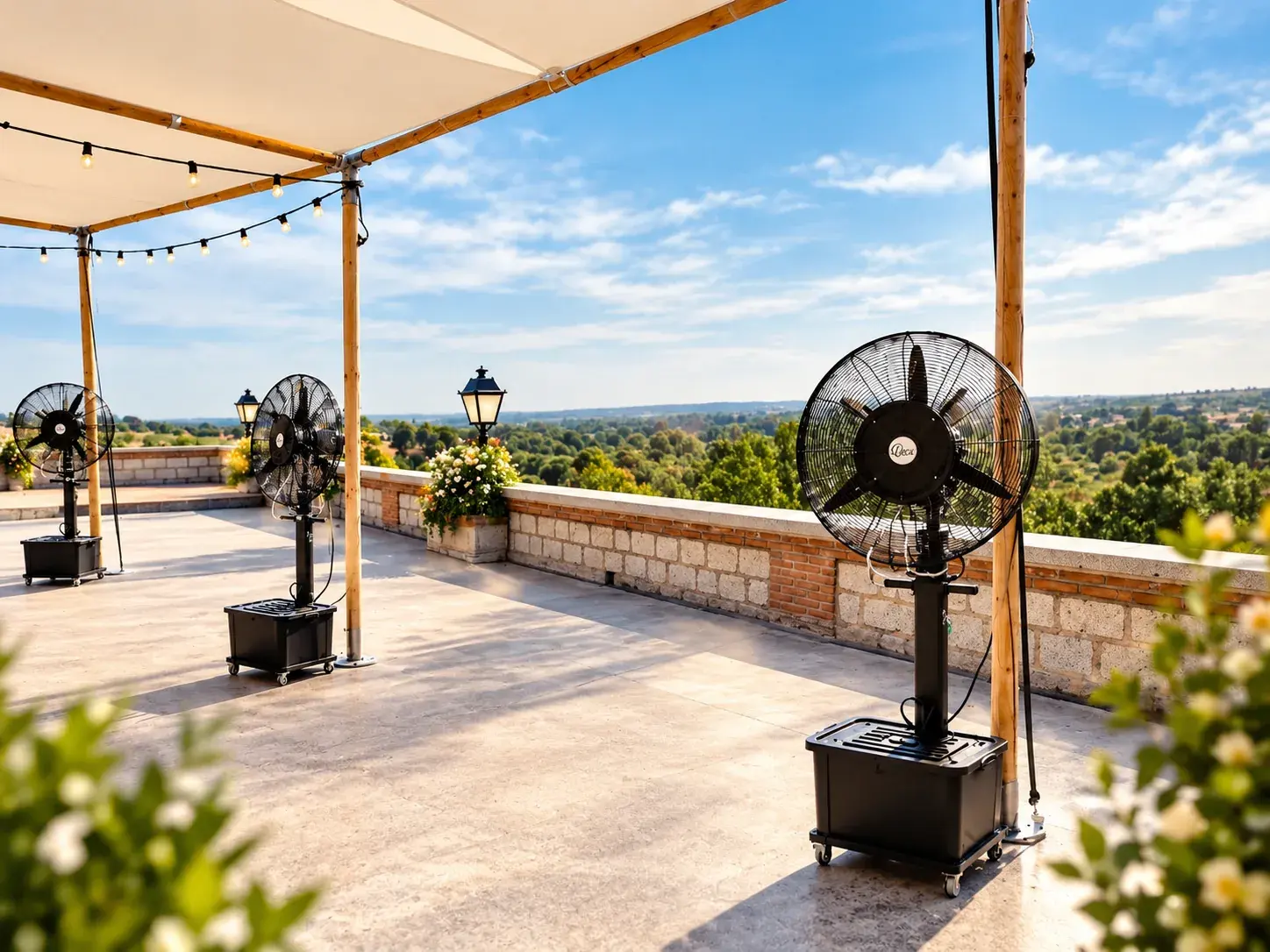 Refrigeración y nebulización profesional para eventos